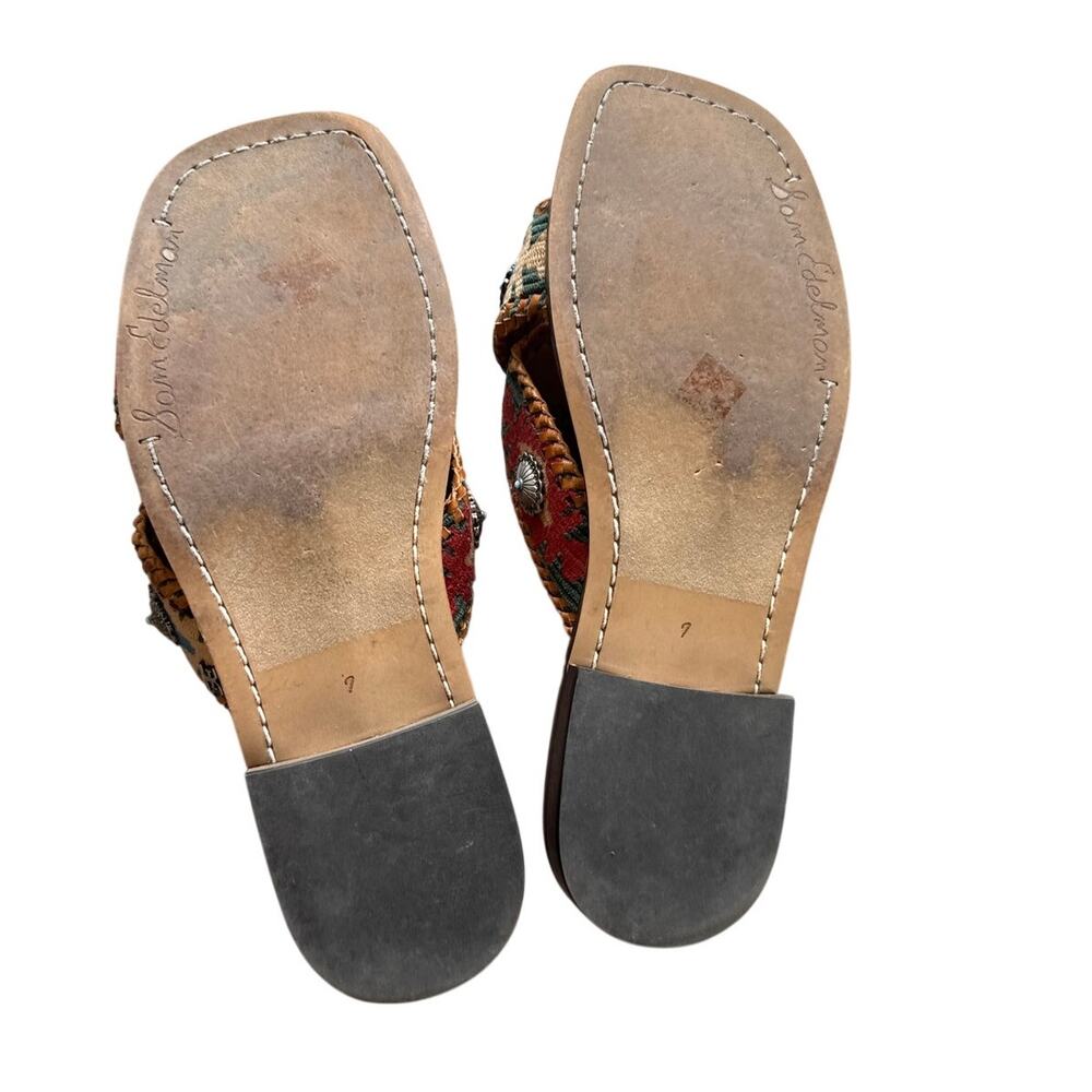 Sam Edelman Women's Hagen Slide Sandals Brown Size 7 Southwest Vacation - Picture 6 of 7